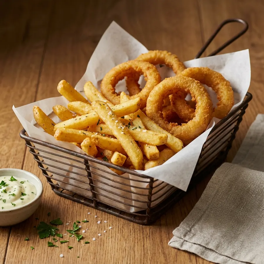 Batatas e Porções